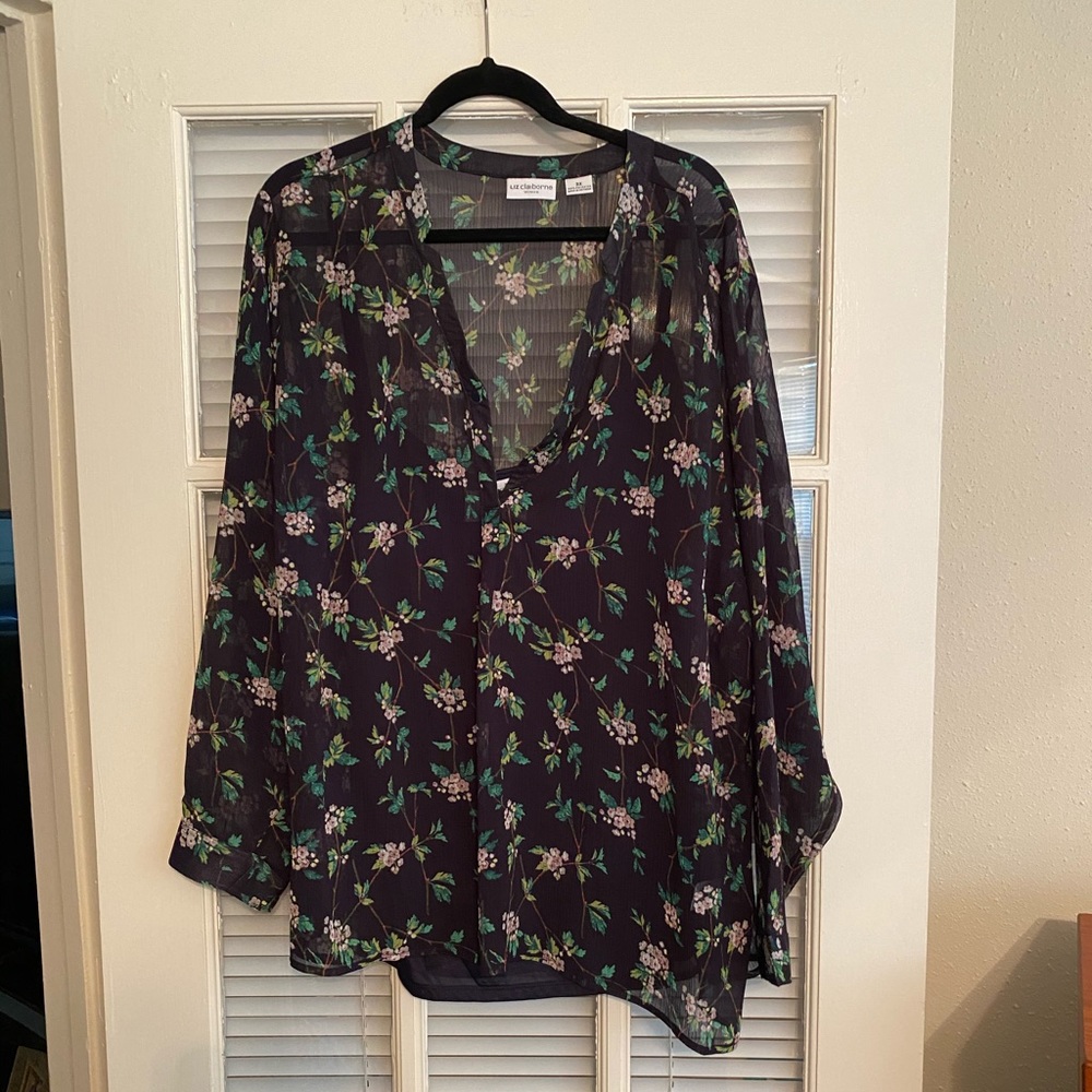 Liz Claiborne 3X blouse